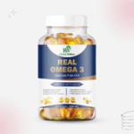 Real Omega 3 Softgels (Salmon Fish Oil) – Heart, Brain & Joint Support | 1000 mg (60 Softgels)